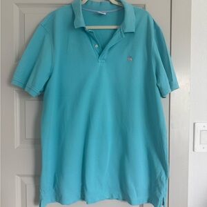 Brooks Brothers Aqua Polo Shirt